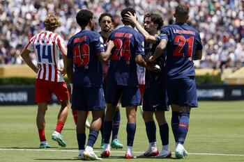 El PSG destroza a un Atlético que entró tarde al Mundial